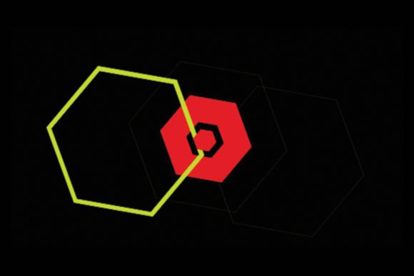 Animated Transition Hexagonal Shapes Wit: A Bold Display Typeface for Modern Branding