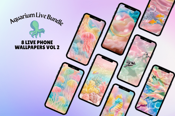 Aquarium Live Wallpapers Bundle Vol2: A Calming Digital Refresh