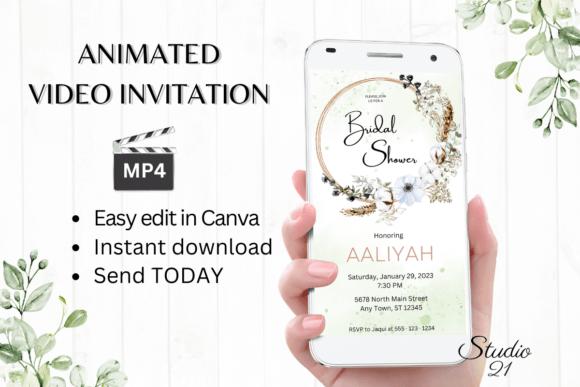 Boho Bridal Shower Evite W4108: Your Guide to Effortless Celebration