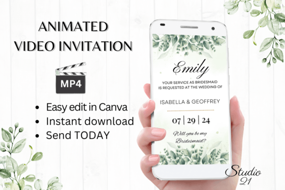 Classic Bridesmaid Proposal W3408M: A Designer's Take on This Elegant Script