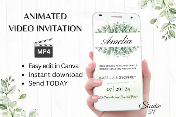 Classic Flower Girl Proposal W3406FG: A Font for Timeless Elegance