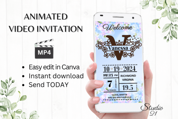 Mobile Newborn Baby Birth Announcement: A Designer’s Guide